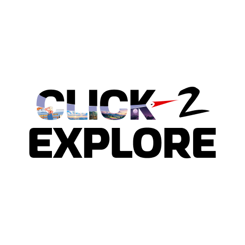 Click 2 Explore – A Travel Agency Under Friends Fusion | Logo Design